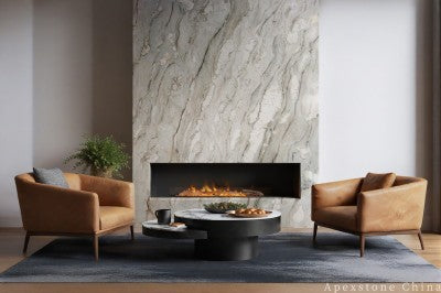 small green Marble top TV Stands