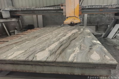 Waterfall Tiffany Blue Marble benchtops