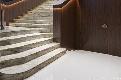10mm green Marble floor hotel