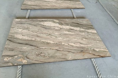Waterfall Tiffany Blue Marble benchtops