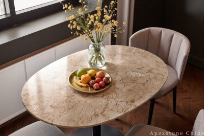 genuine beige Marble coffee table