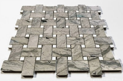 12x24 Turkey Bulgari Green Marble mosaic tiles