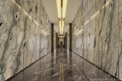 decorative green Marble wall office