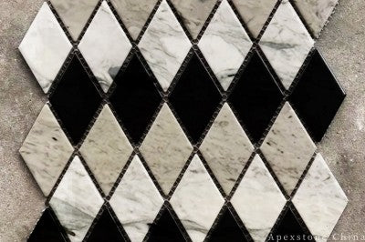 12x24 Turkey Bulgari Green Marble mosaic tiles