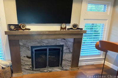 sawn Bulgari Green Marble wall panels