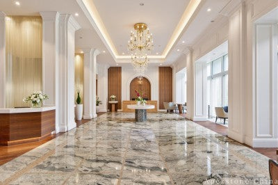 decorative green Marble wall office