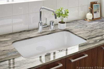 Unique Bulgari Green kitchen countertops