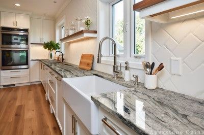 Unique Bulgari Green kitchen countertops
