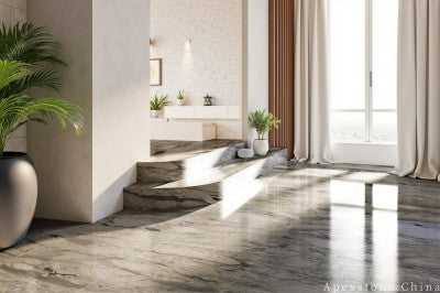 fluted green Marble thresholds
