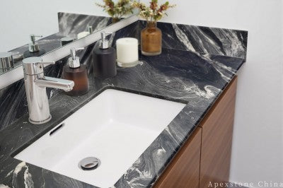 48 inch black Marble vanity tops