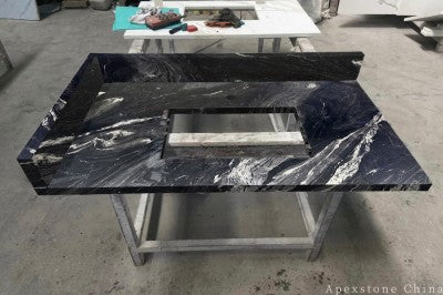 48 inch black Marble vanity tops