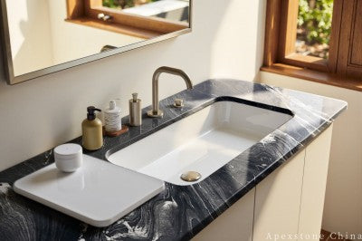 48 inch black Marble vanity tops