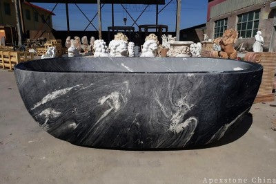 custom Turkey Gucci black Marble bathtub