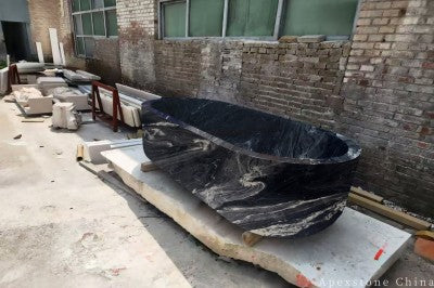 custom Turkey Gucci black Marble bathtub