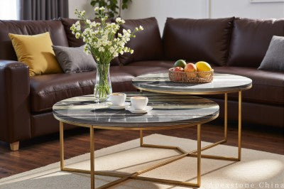 solid black Marble table tops