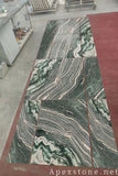 small Verde Lapponia Quartzite floor tiles