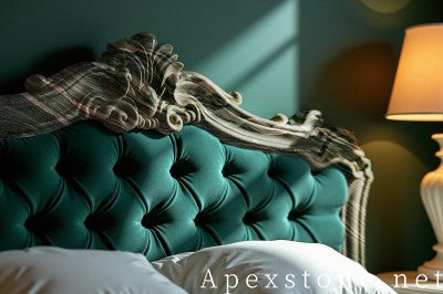 square green Quartzite nightstand