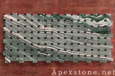 prefab green Quartzite medallion