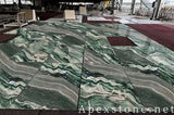 small Verde Lapponia Quartzite floor tiles