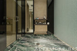 small Verde Lapponia Quartzite floor tiles
