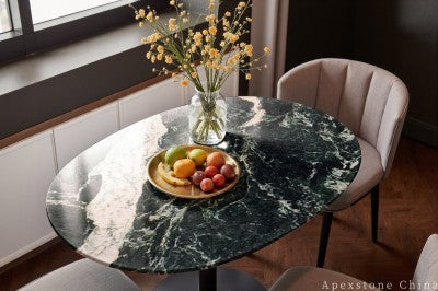 small green Marble coffee table