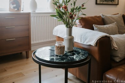 large green Marble side table