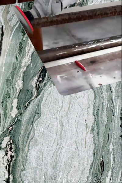 3/4 inch Victoria Green kitchen countertops