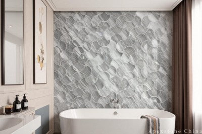 16x16 Volakas White Marble tiles
