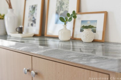 Prefabricated Volakas White Marble tops