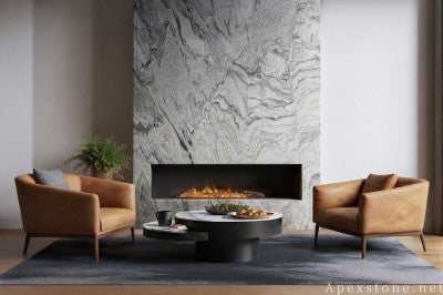 pedestal white Granite top TV Stands