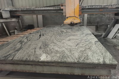 Leathered Wisconsin White Granite benchtops