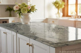 Real Wisconsin White Granite island countertops