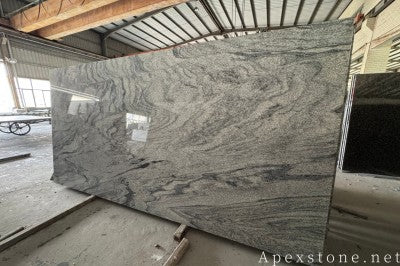 white Granite half coping pool