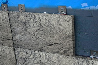 50mm white Granite patio walls