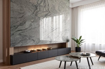 pedestal white Granite top TV Stands