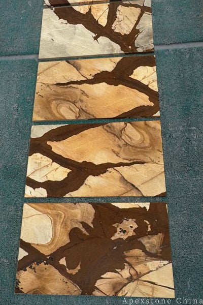 sawn Woodstone Quartzite tiles