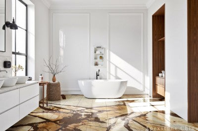 16x16 Woodstone Quartzite tiles