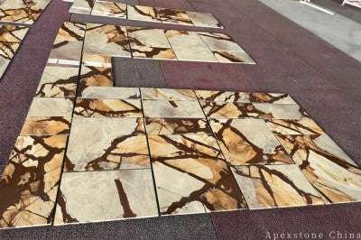 sawn Woodstone Quartzite tiles