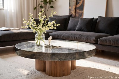 small grey Marble coffee table