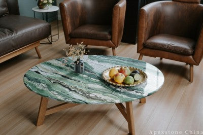 genuine green Marble cocktail table