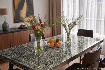 custom brown Granite dining table