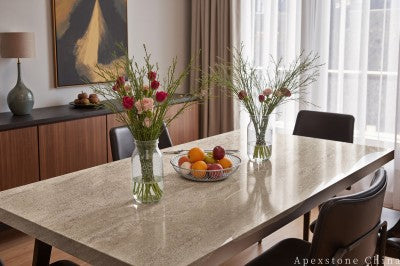 antique grey Marble dining table
