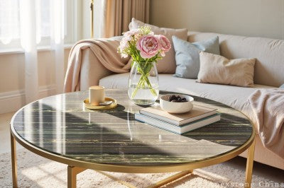 real black Quartzite coffee table