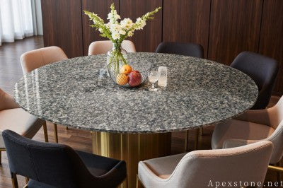 custom brown Granite dining table
