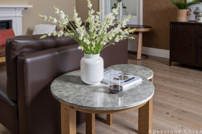 antique grey Marble side table