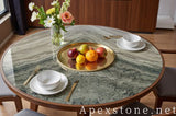 round purple Marble dining table