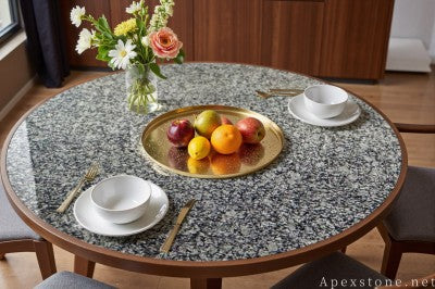 vintage grey Granite dining table