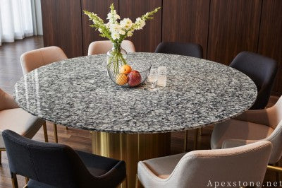 vintage grey Granite dining table