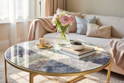 small grey Marble coffee table