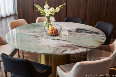 modern green Marble table tops